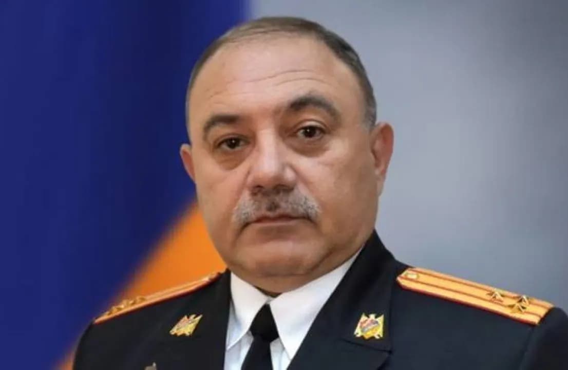 Ermənistan Hərbi Polisinin rəisi vəzifəsindən istefa verib