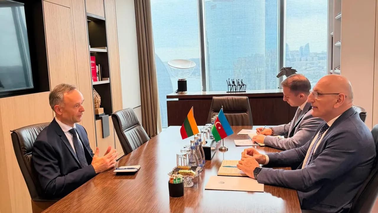 Azərbaycan və Litva arasında əməkdaşlığın inkişaf etdirilməsi müzakirə edilib