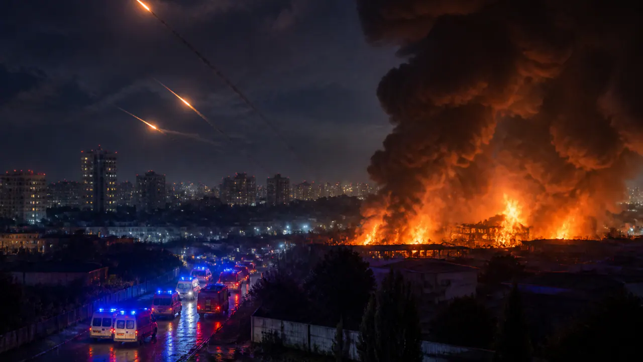 Rusiya Kiyevə Ballistik Raket Hücumu Təşkil Edib